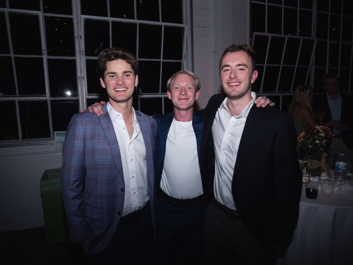 Group celebrating at the gala