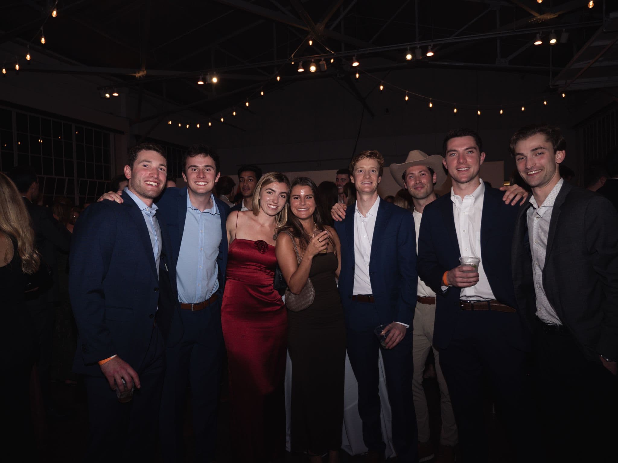 Friends at the gala